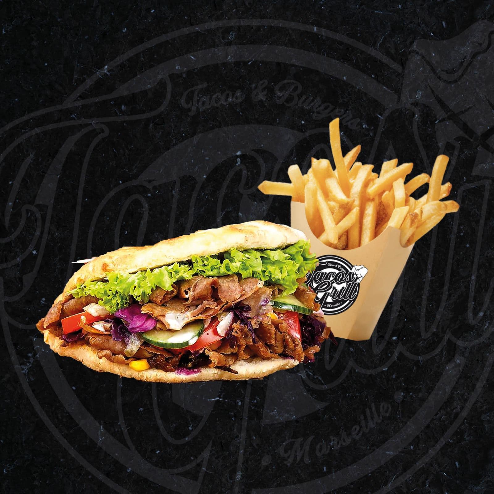 Kebab frites